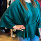 "Sophisticated Presence" Plus Size Peplum Top