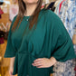 "Sophisticated Presence" Plus Size Peplum Top