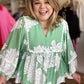 RESTOCK COMING! "Sweet Magnolia" Curvy Mint Green Blouse