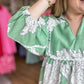 RESTOCK COMING! "Sweet Magnolia" Curvy Mint Green Blouse