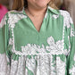 RESTOCK COMING! "Sweet Magnolia" Curvy Mint Green Blouse