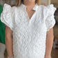 "Wedding Cake" Curvy White Jacquard Dress