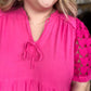 "You Look Good in Love" Curvy Pink Heart Dress - FINAL SALE