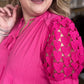 "You Look Good in Love" Curvy Pink Heart Dress - FINAL SALE