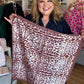 Leopard Print Silky Satin Scarf