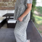 Like a Diamond Plus-Size Black & White Set