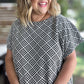 Like a Diamond Plus-Size Black & White Set