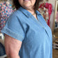 Livin' Easy Curvy Denim Midi Dress