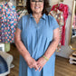 Livin' Easy Curvy Denim Midi Dress