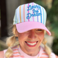 Living the Dream Colorful Striped Hat