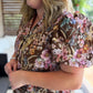 Luxe Layers Curvy Brown Floral Eyelet Midi Dress
