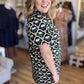Meadow Deco Black Botanical Dress