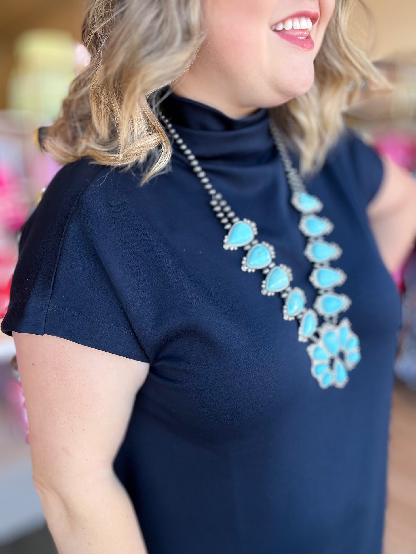 Midnight Muse Curvy Navy Jersey Dress