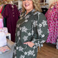 Moss & Meadow Curvy Green Embroidered Dress