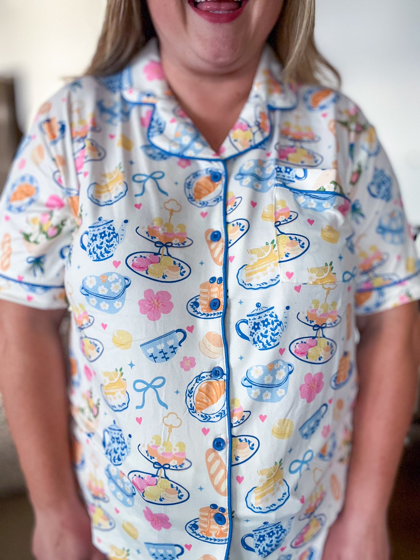 No Talky Before Coffee Brunchin' Pajama Pant Set