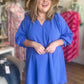 Old Glory Curvy Blue Scalloped Dress