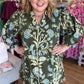 Olive & Ivy Curvy Floral Mini Dress