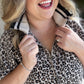 On the Prowl Cheetah Ribbed Collar Top
