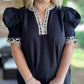 On the Wild Side Curvy Black Leopard Trim Dress