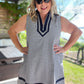 Oxford Check Curvy Navy Gingham Dress
