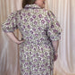 Perfect Purple Primrose Curvy Floral Midi Dress