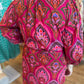 Pink Cornucopia Plus-Size Paisley Dress
