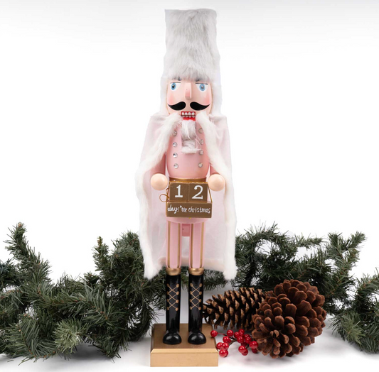 Pink Countdown to Christmas Nutcracker