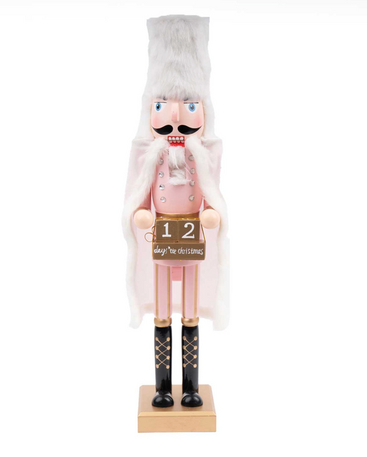 Pink Countdown to Christmas Nutcracker