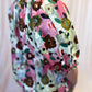 Playful Pansies Curvy Pink Floral Top