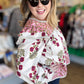 Pretty as a Picture Long Sleeve Patchwork Top