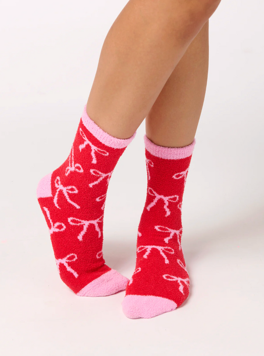 Red Bow Socks