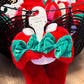 Red & Green Bow Slippers