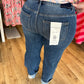 Risen Plus-Size 4-Way Stretch Slouchy Straight Jeans With Cuffed Hem