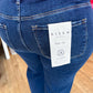 Risen Plus-Size Tummy Control High Rise Ankle Straight Jeans
