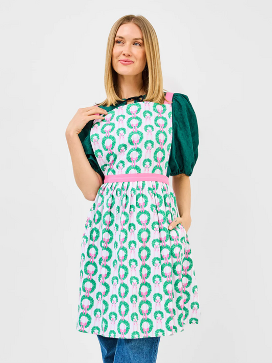 Rosy Wreaths Apron