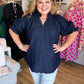 Saddle Up Curvy Denim Scallop Top