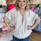 Sandy Shores Curvy Stripe Dolman Top