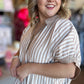 Sandy Shores Curvy Stripe Dolman Top
