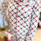 Santa Baby Curvy Christmas Lattice Garland Pajamas