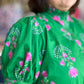 Save Me a Seat Plus-Size Green & Pink Midi Dress
