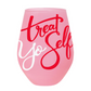 "Treat Yo Self" Jumbo Wine Glass