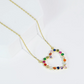 Sparkle Multicolor Heart Necklace