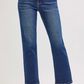 Risen High Rise Tummy Control Extra Comfort Waist Crop Straight Jeans