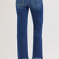 Risen High Rise Tummy Control Extra Comfort Waist Crop Straight Jeans
