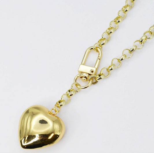 Love Lock Gold Necklace