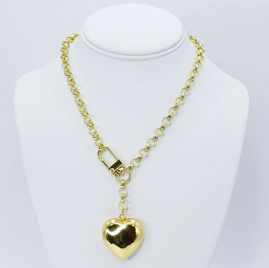 Love Lock Gold Necklace