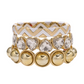 Pearly Love Stack Bracelet Set