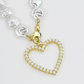 Sweetheart Glow Shell Heart Necklace
