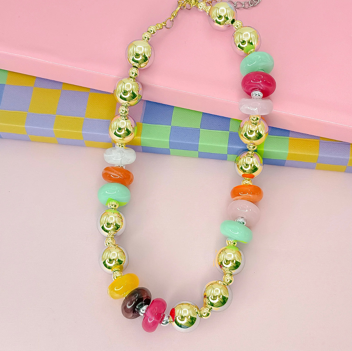 Gem Pop Gold Necklace