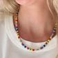 Rainbow Tile Necklace